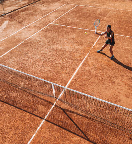 Construction court de tennis en Terre Battue La Garenne Colombes