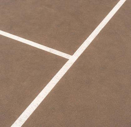 Construction court de tennis en béton poreux à lyon