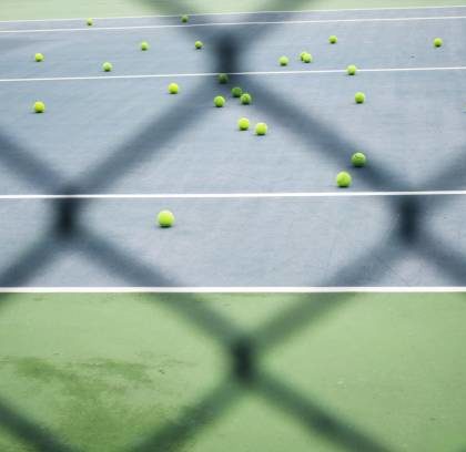 Rénovation court de tennis saint tropez