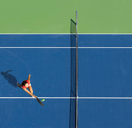 Construction d'un court de tennis à Toulon