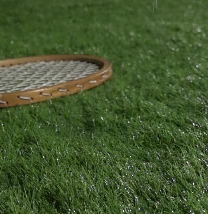 Construction d'un court de tennis en gazon synthétique à Nice