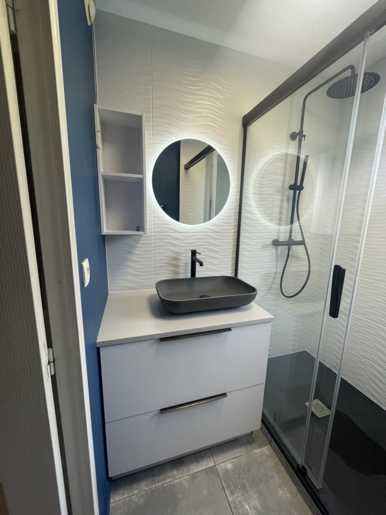 rénovation salle de bain à Montluel