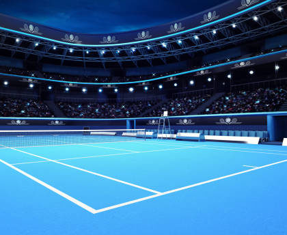 Construction court de tennis