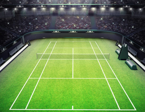 construction court de tennis en gazon synthétique à Limoges