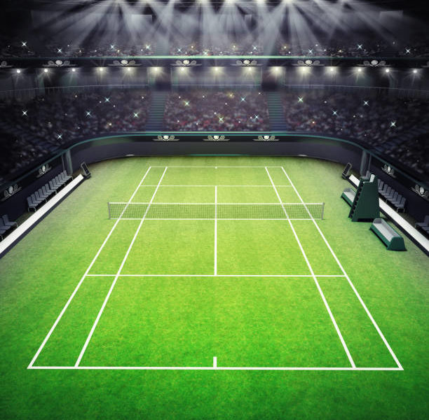 construction court de tennis en gazon synthétique à Limoges