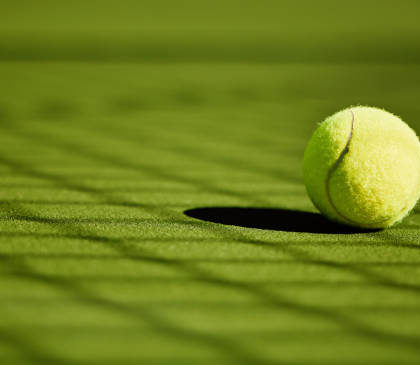 construction court de tennis en gazon synthétique à Chartres